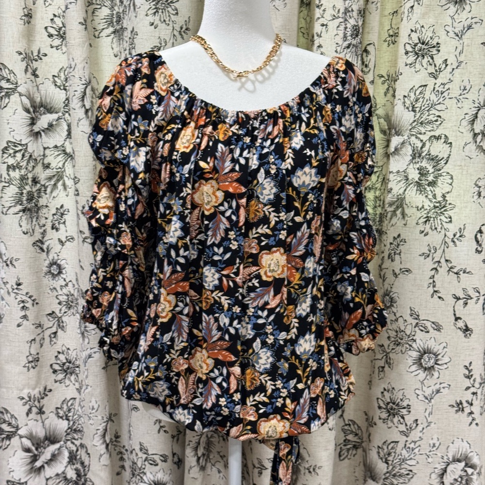 Vince Camuto Multicolor Floral Blouse